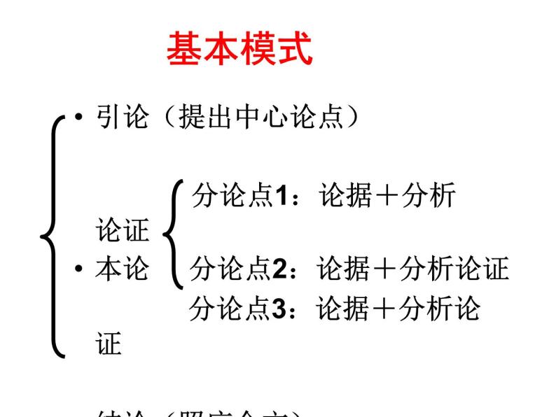 议论文写作指导——分论点训练课件PPT02