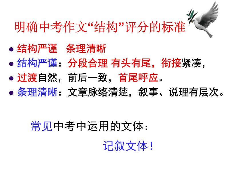 作文指导之记叙文谋篇布局篇课件PPT04