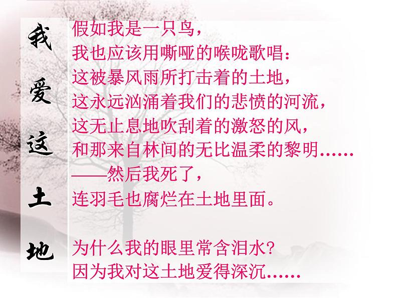 1我爱这土地课件PPT第8页