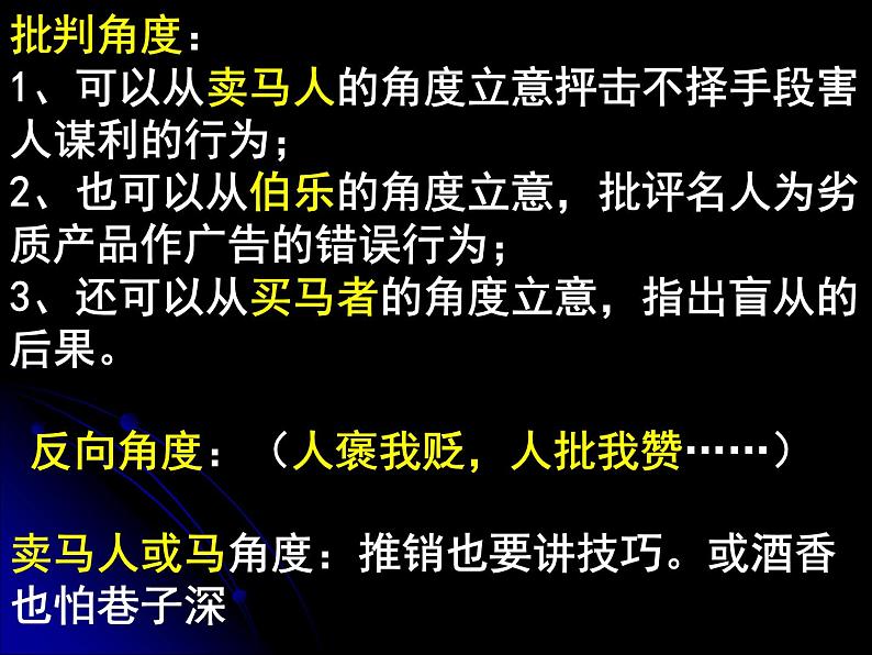 作文审题立意课件04