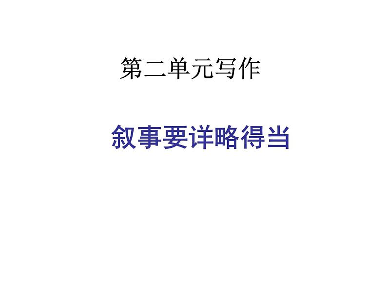 叙事要详略得当2课件PPT第1页