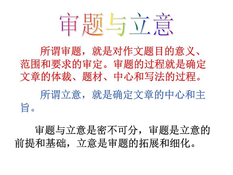 写作  审题和立意1课件PPT02