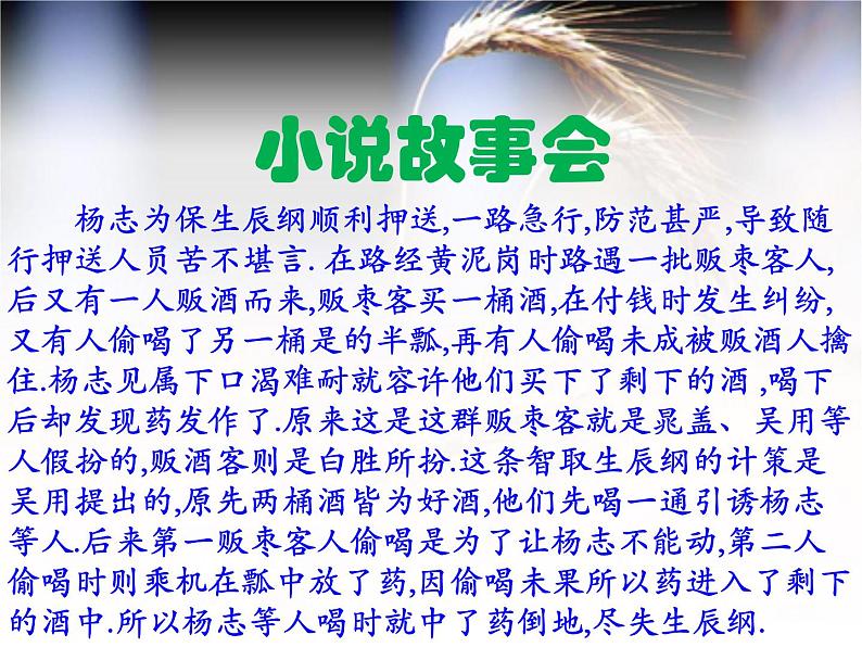 部编人教版九上综合性学习：走进小说天地课件08