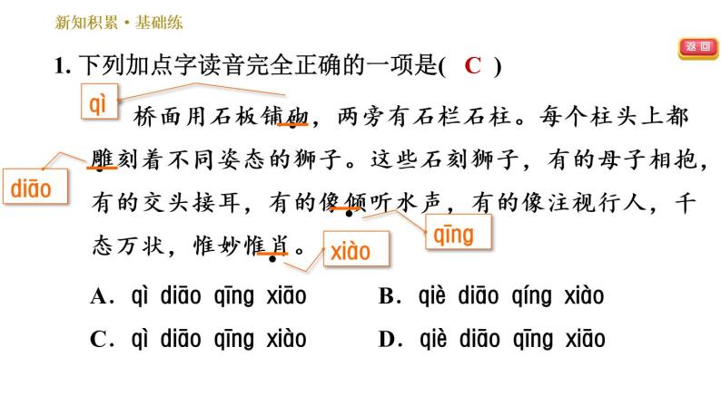 部编版八年级上册语文习题课件 第5单元 18 中国石拱桥.05