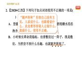 部编版八年级上册语文习题课件 期末专题训练 2.专题二 词语理解与运用