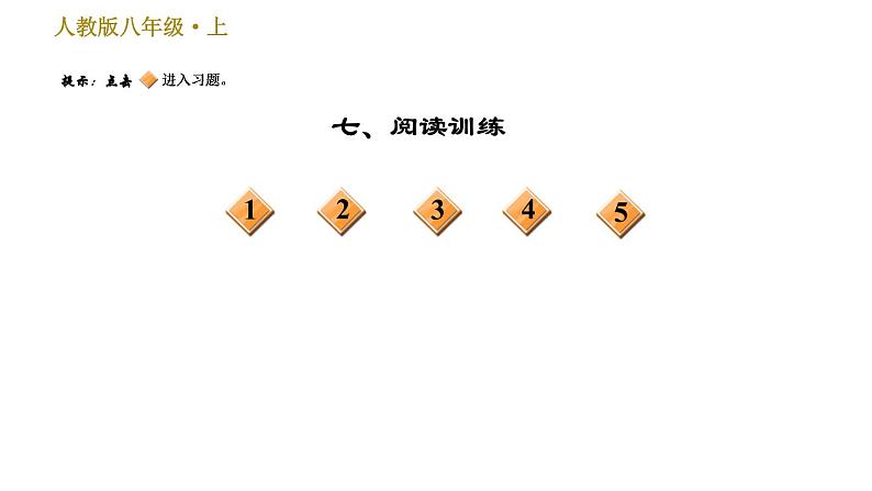 部编版八年级上册语文 期末专题训练 习题课件04