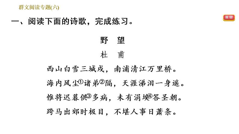 部编版八年级上册语文习题课件 第6单元 群文阅读专题（六）第3页