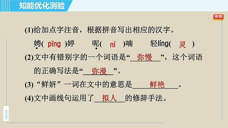 人教版九年级上册语文课件 4. 你是人间的四月天03