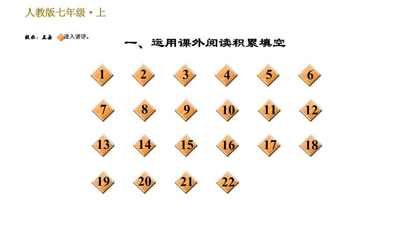 部编版七年级上册语文习题课件 期末专题训练 4.专题四  名著阅读第2页