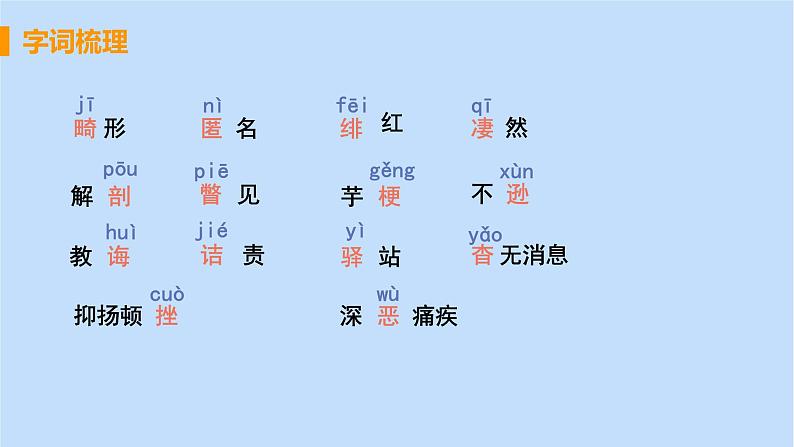 八年级语文上册第二单元人物画像6藤野先生教学课件08