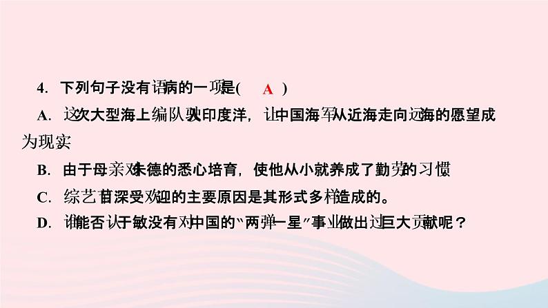 八年级语文上册第二单元7回忆我的母亲作业课件06