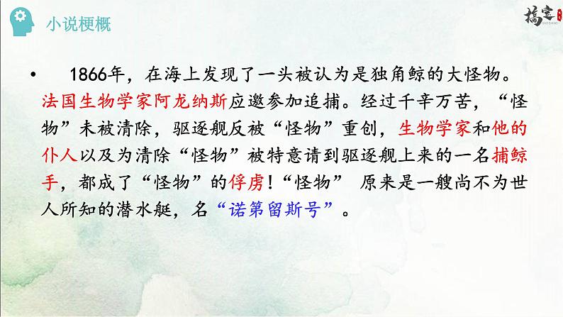 名著导读 海底两万里课件第7页