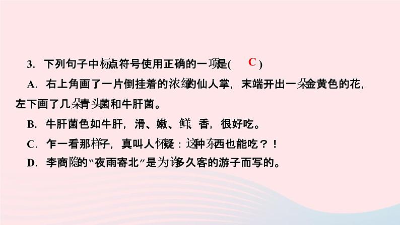八年级语文上册第四单元17昆明的雨作业课件05