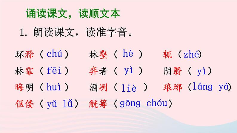 九年级语文上册 第三单元 11 醉翁亭记课件第7页