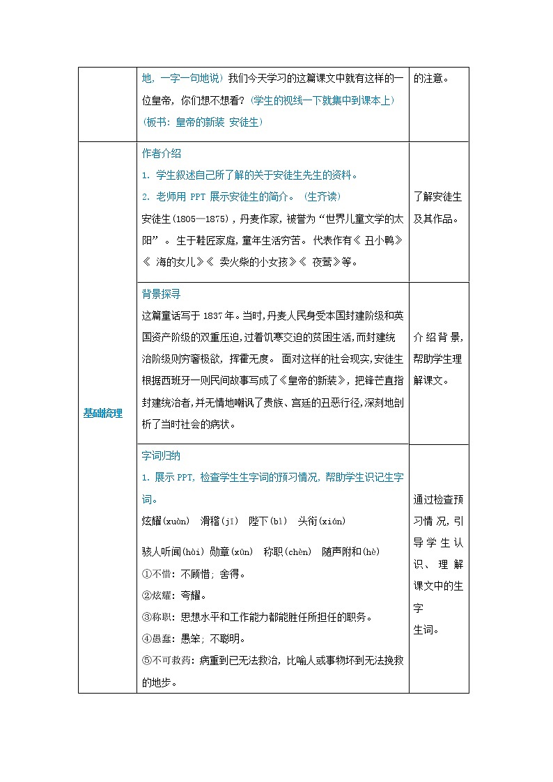 七年级语文上册第六单元放飞想象19皇帝的新装高效教案02