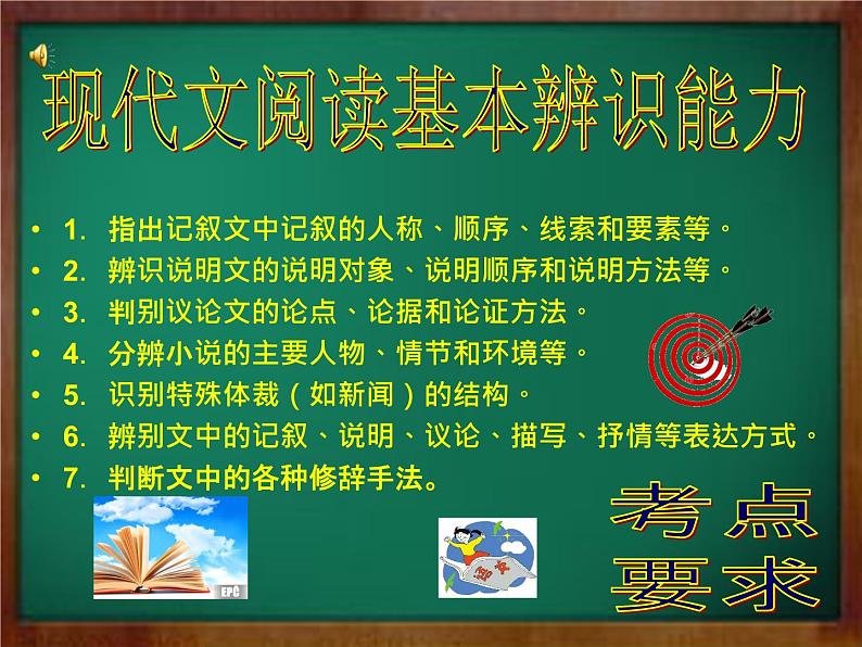 2020-2021学年部编版中考语文现代文阅读能力训练2课件PPT第1页