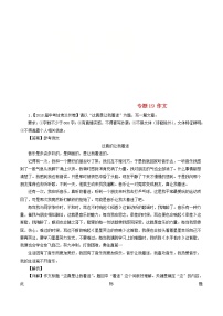 中考语文试题分项版解析汇编第04期专题19作文含解析