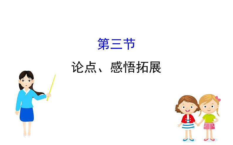 2021-2022学年部编版语文中考复习之论点、感悟拓展课件PPT第1页