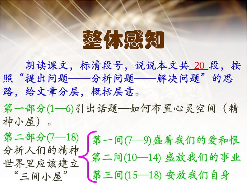 第9课《精神的三间小屋》课件（共19张PPT） 2021-2022学年部编版语文九年级上册第8页