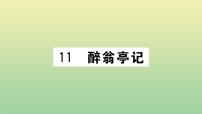 人教部编版九年级上册11 醉翁亭记作业ppt课件