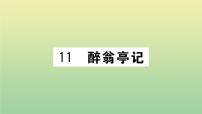 人教部编版九年级上册11 醉翁亭记作业ppt课件