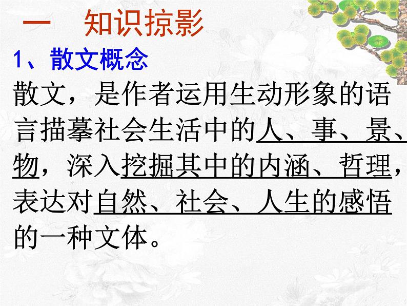 中考散文阅读 考点、题型及答题方法PPT课件第2页