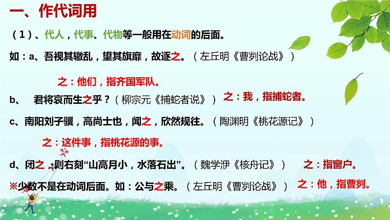 中考文言文复习：”之“的作用课件PPT第3页