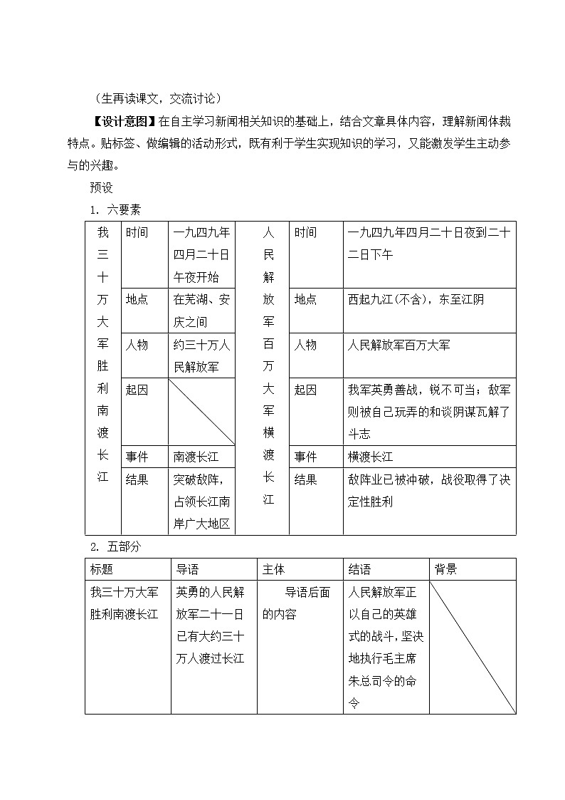 1 消息二则《我军三十万大军横渡长江》教案03