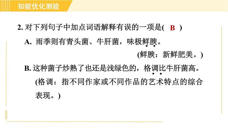 部编版八年级上册语文习题课件 第4单元 17. 昆明的雨06