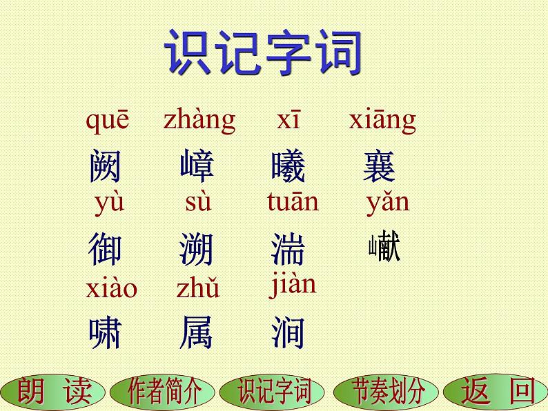 语文八年级人教版10 三峡（郦道元）课件PPT第8页