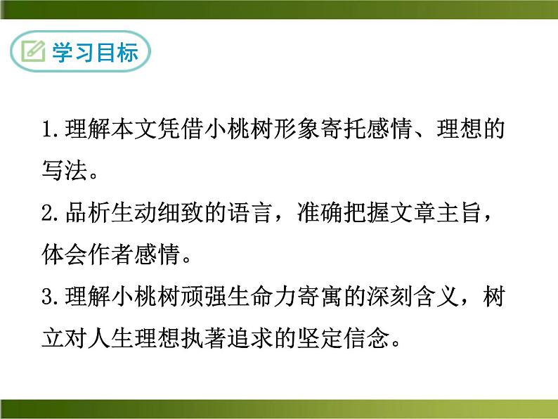 一棵小桃树-ppt优秀课件02