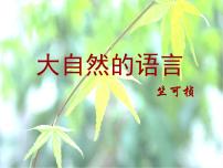 人教部编版八年级下册5 大自然的语言备课课件ppt