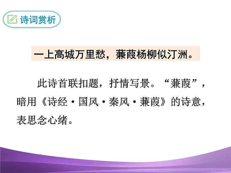 部编九上课外古诗词诵读2咸阳城东楼课件PPT07