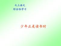 初中语文人教部编版七年级上册综合性学习 少年正是读书时多媒体教学课件ppt