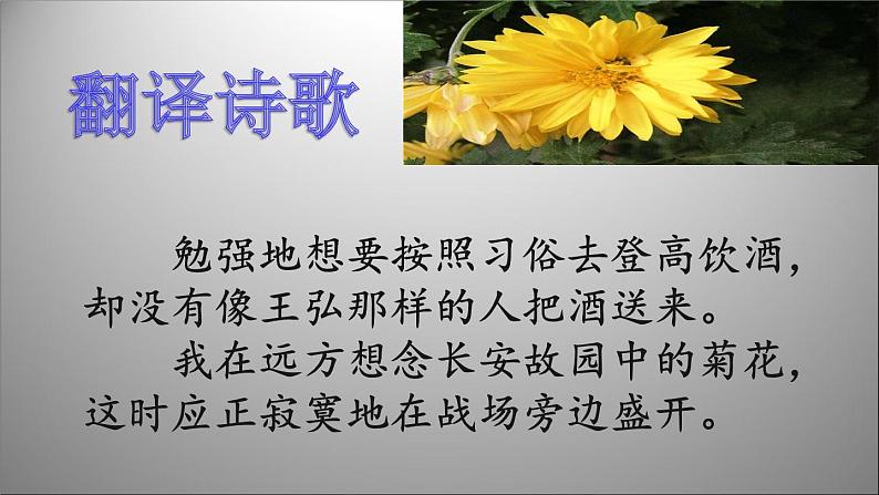 行军九日思长安故园课件第5页