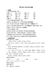 初中第五单元单元综合与测试当堂达标检测题