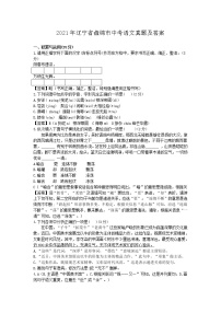2021年辽宁省盘锦市中考语文真题及答案