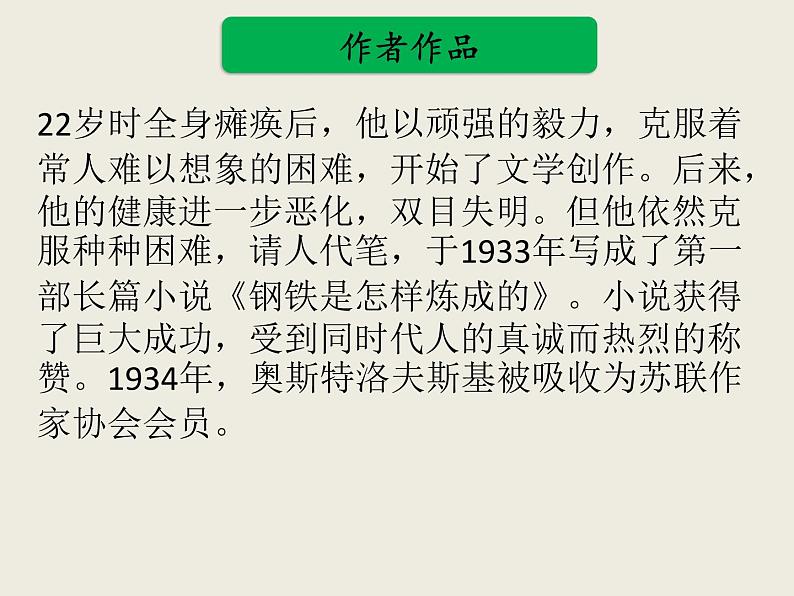 部编版语文名著阅读课件----------《钢铁是怎样炼成的》第3页
