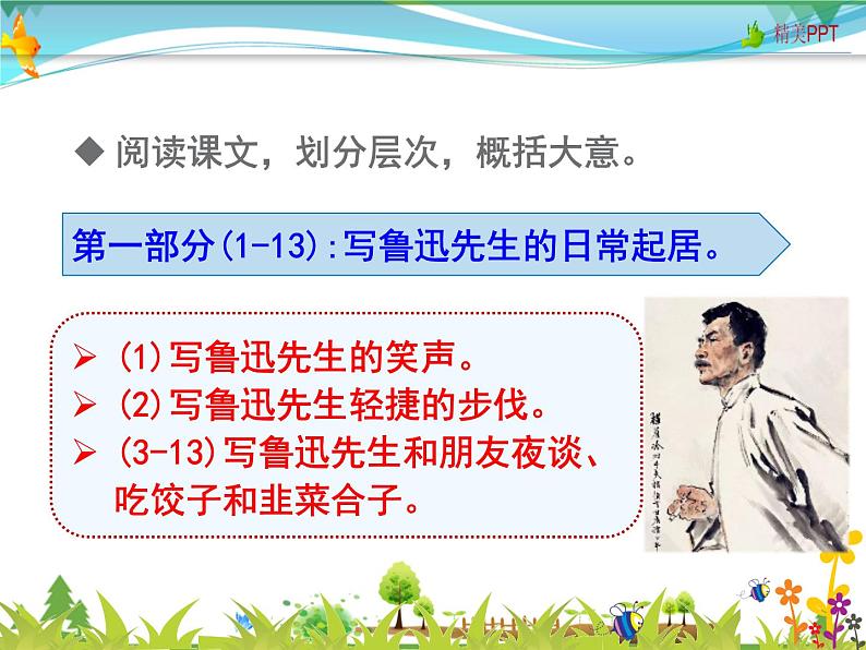 【人教部编版】七年级下册语文 3《回忆鲁迅先生（节选）》课件第8页