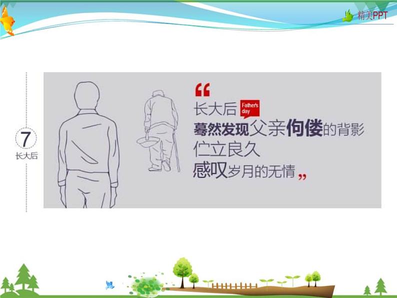 人教版 八年级语文上册  第四单元  14 背影 教学课件第6页