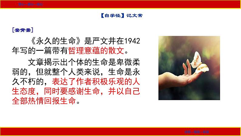 部编版八年级上册语文--16《永久的生命》课件PPT08