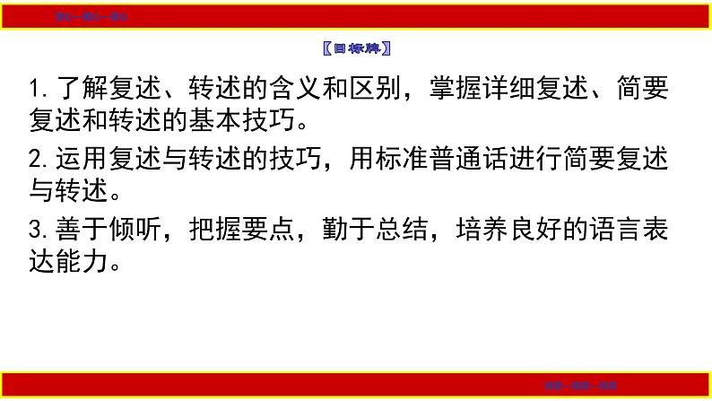 部编版八年级上册语文--五单元口语交际《复述与转述》课件(03
