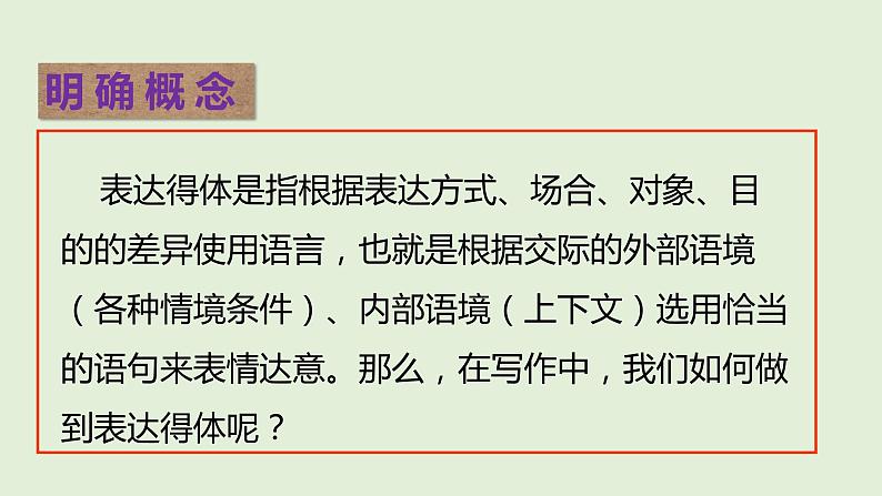 部编版八年级上册语文--六单元写作《表达要得体》课件06