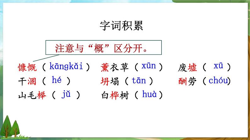 2021年初中语文 人教部编版 七年级上册 第四单元 13 植树的牧羊人 (课件)06