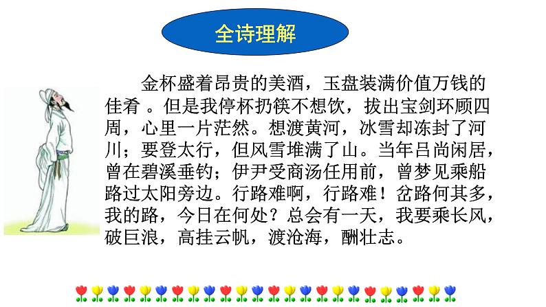 部编版九年级语文上册《行路难》课件07