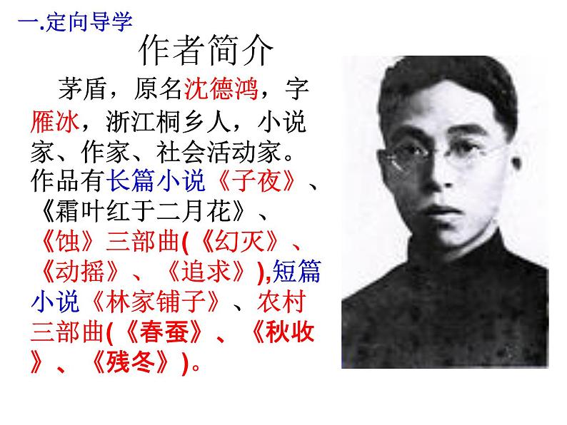 福建省莆田市第七中学八年级上学期语文课件：第14课 白杨礼赞(共18张PPT)03