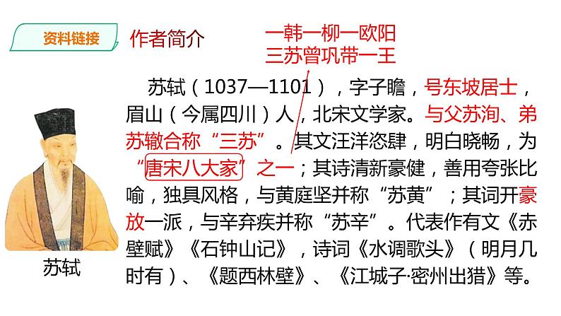 部编版八年级语文上册教学课件--记承天诗夜游04