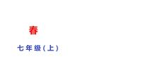 人教部编版七年级上册第一单元1 春教学课件ppt