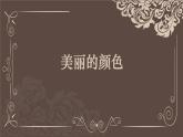 《美丽的颜色》课件PPT+教案+练习