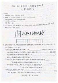 2020-2021学年山西省运城市盐湖区七校七下期中语文试卷